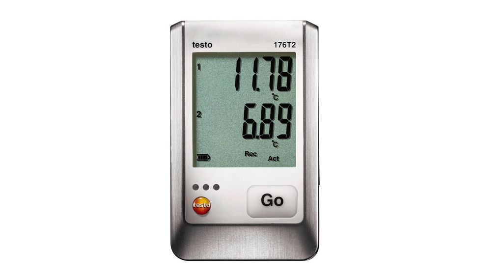 Enregistreur de température, 2 Canaux, Carte SD / Mini USB, 2000000 mesures